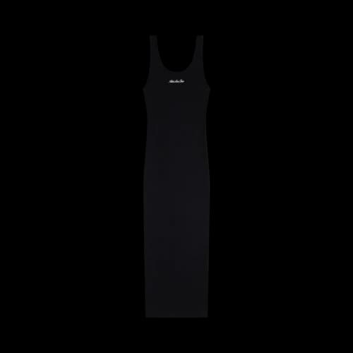 Aimé Leon Dore Embroidered Logo Tank Dress 'Jet Black'