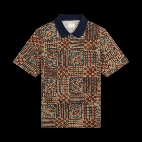 Aimé Leon Dore Printed Piqué Polo 'Paisley'