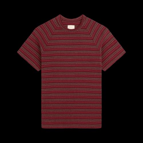 Aimé Leon Dore Jacquard Striped Tee 'Henna'