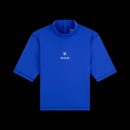 Aimé Leon Dore Short Sleeve Crest Rash Guard 'Amparo Blue'