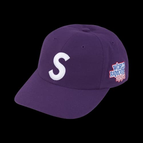 Supreme World Famous S Logo 6-Panel 'Purple'