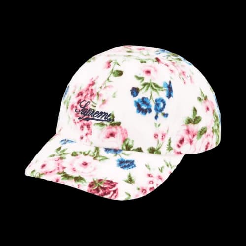 Supreme Floral Flannel 6-Panel 'White'