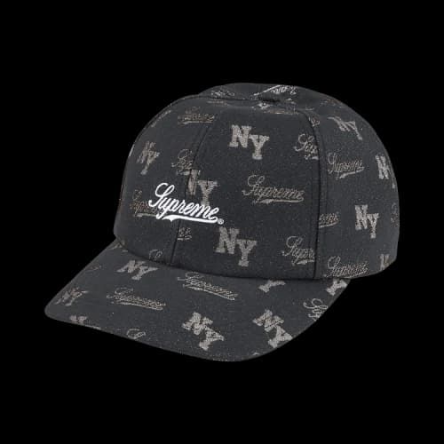 Supreme Monogram 6-Panel 'Black'