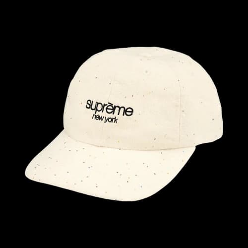 Supreme Sequin Denim Classic Logo 6-Panel 'Natural'