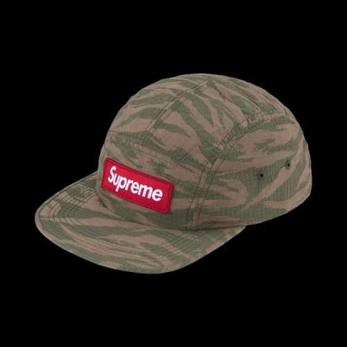 Supreme Tiger Camo Ripstop Camp Cap 'Olive'
