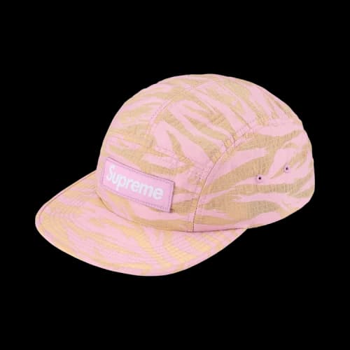 Supreme Tiger Camo Ripstop Camp Cap 'Pink'