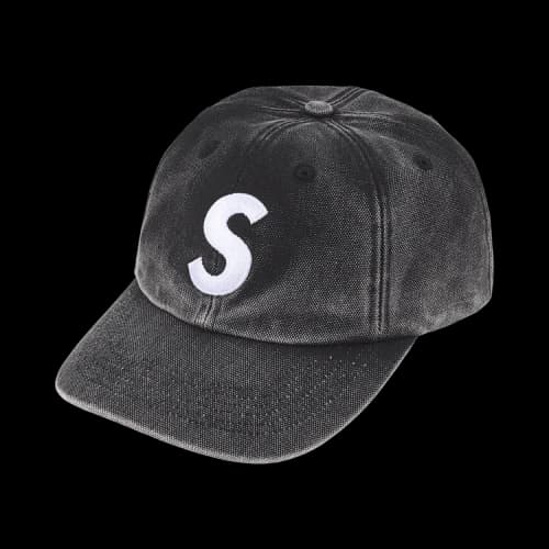 Supreme Pigment Coated S Logo 6-Panel 'Black'