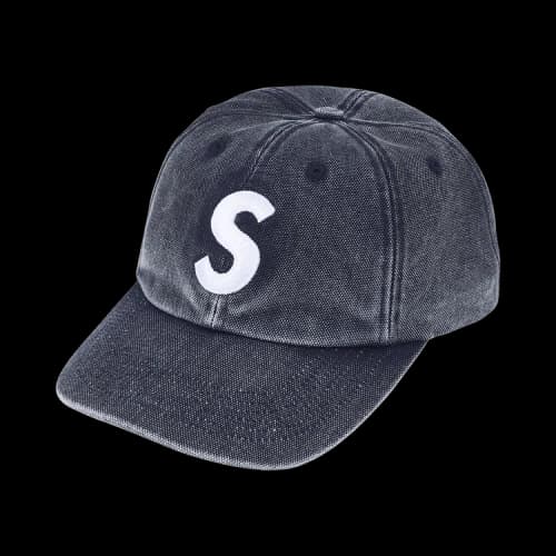 Supreme Pigment Coated S Logo 6-Panel 'Navy'