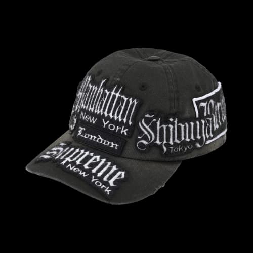 Supreme City Patches 6-Panel 'Black'
