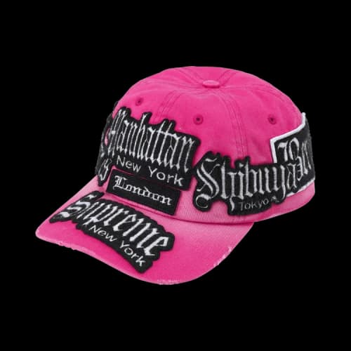 Supreme City Patches 6-Panel 'Magenta'