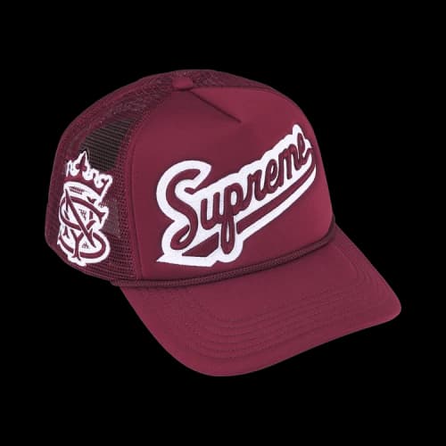 Supreme University Mesh Back 5-Panel 'Cardinal'