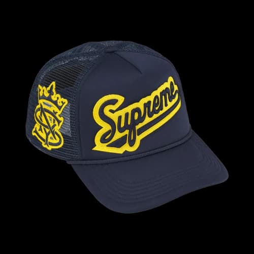 Supreme University Mesh Back 5-Panel 'Navy'