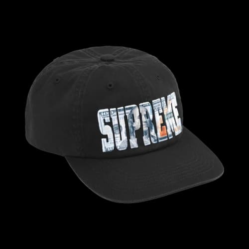 Supreme Embroidered Money Logo 6-Panel 'Black'