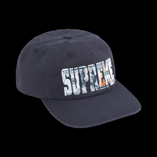 Supreme Embroidered Money Logo 6-Panel 'Navy'
