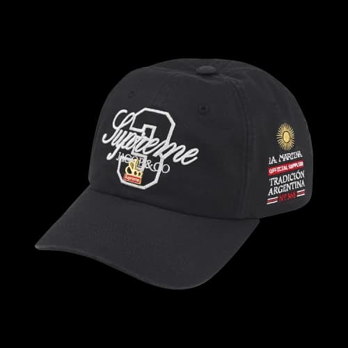 Supreme x La Martina x Jacob & Co 6-Panel 'Black'