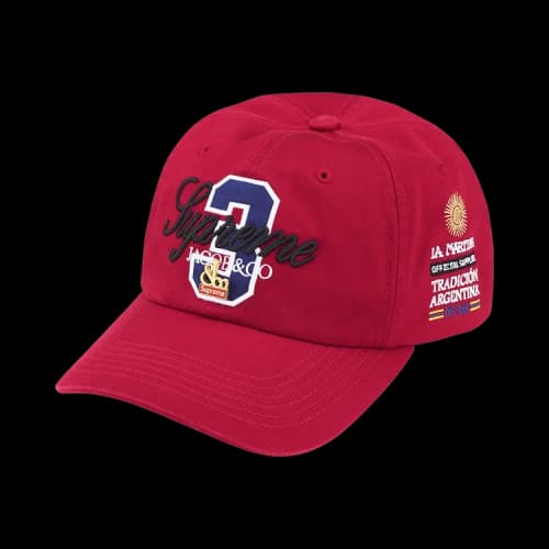 Supreme x La Martina x Jacob & Co 6-Panel 'Red'