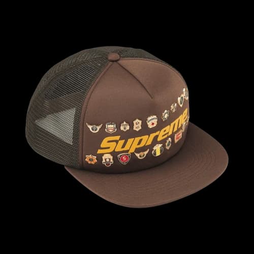 Supreme Pins Mesh Back 5-Panel 'Brown'