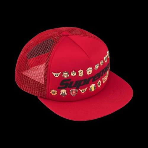 Supreme Pins Mesh Back 5-Panel 'Red'