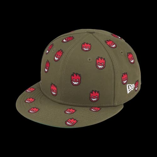Supreme x Spitfire New Era 'Olive'