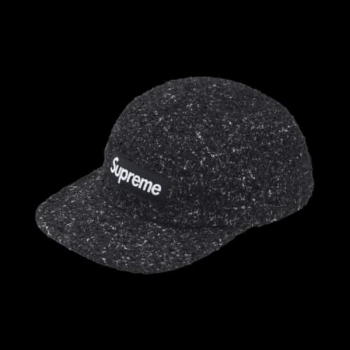 Supreme Bouclé Camp Cap 'Black'