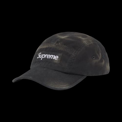 Supreme Overdyed Camp Cap 'Black'