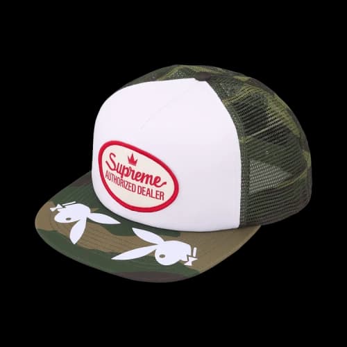 Supreme x Playboy Mesh Back 5-Panel 'Woodland Camo'