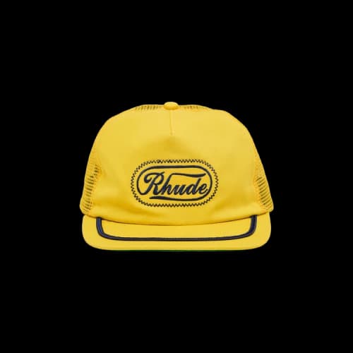 Rhude Patch Trucker Hat 'Yellow'