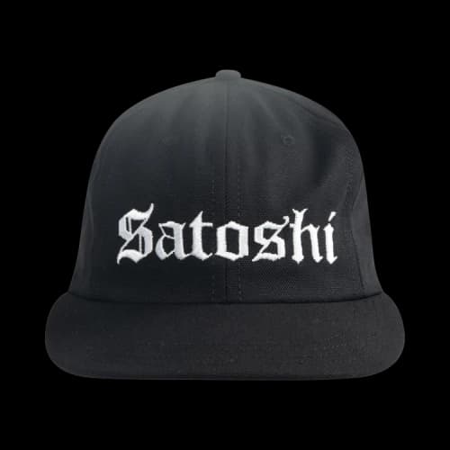 Satoshi Nakamoto OG Cap 'Black'
