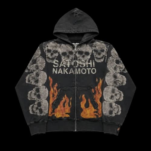 Satoshi Nakamoto Lost Boys Zip Up 'Black'