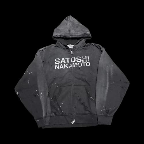 Satoshi Nakamoto Luke Fleece Hoodie 'Black'