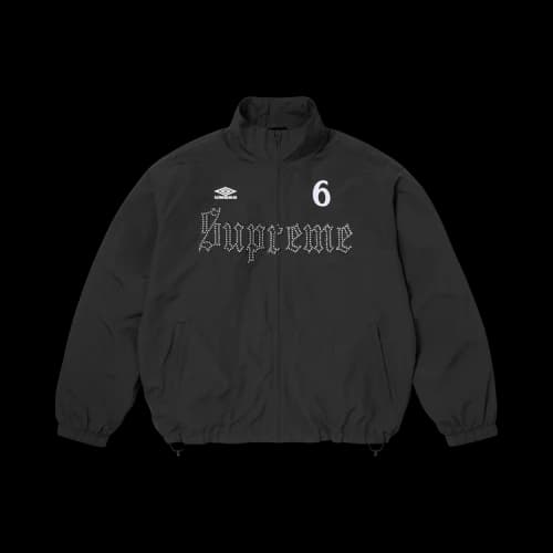 Supreme x Umbro Rhinestone Track Jacket 'Black'