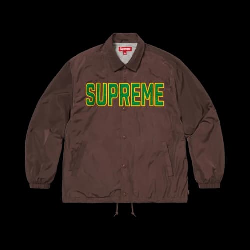 Supreme Spellout Coaches Jacket 'Brown'