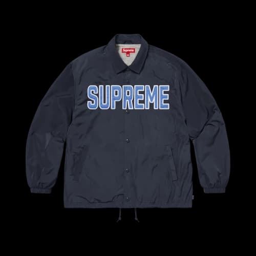 Supreme Spellout Coaches Jacket 'Navy'