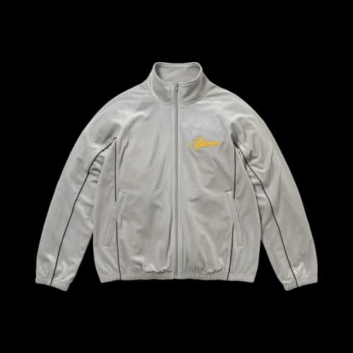 Supreme Velour Mesh Track Jacket 'Silver'