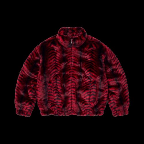 Supreme Faux Fur Windstopper Bomber Jacket 'Red'