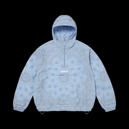 Supreme Reflective Bandana Anorak 'Light Blue'