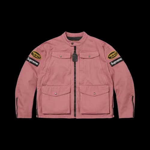 Supreme x Vanson Leathers Cordura Jacket 'Pink'