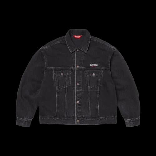 Supreme Denim Trucker Jacket 'Black'