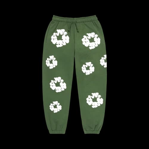 Denim Tears Cotton Wreath Sweatpants 'Green'