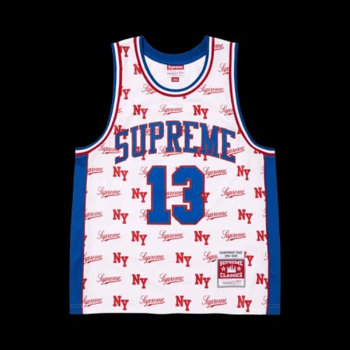 Supreme x Mitchell & Ness Monogram Jersey 'White'