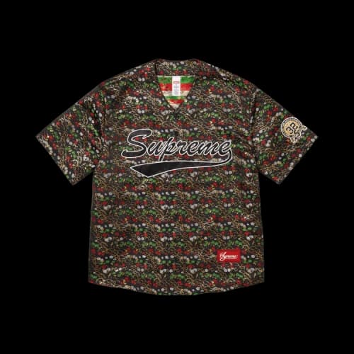 Supreme Floral Jacquard Jersey 'Black'