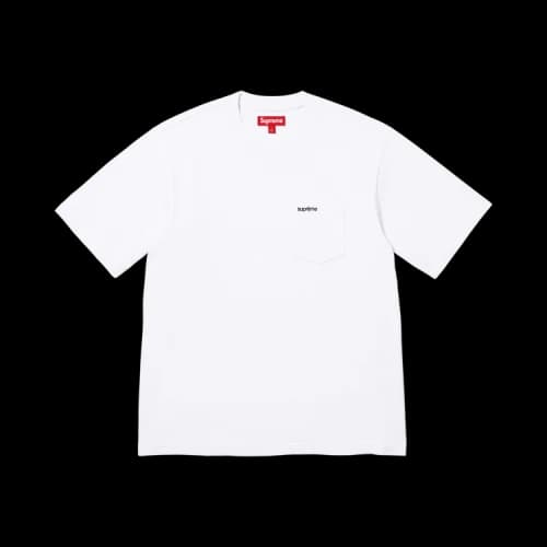 Supreme Short-Sleeve Pocket Tee 'White'