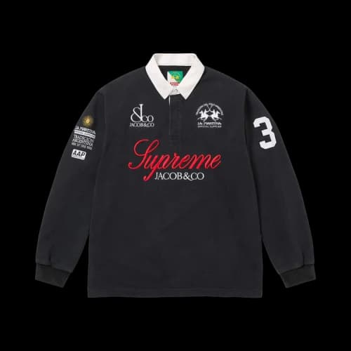 Supreme x La Martina/Jacob & Co Rugby 'Black'