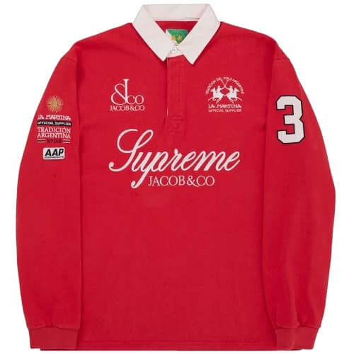 Supreme x La Martina/Jacob & Co Rugby 'Red'