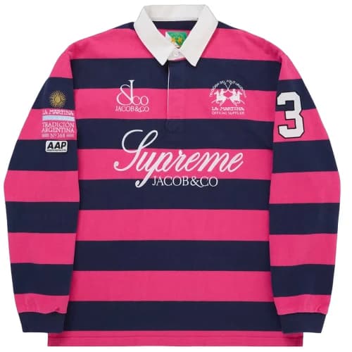 Supreme x La Martina x Jacob & Co Rugby 'Stripe'