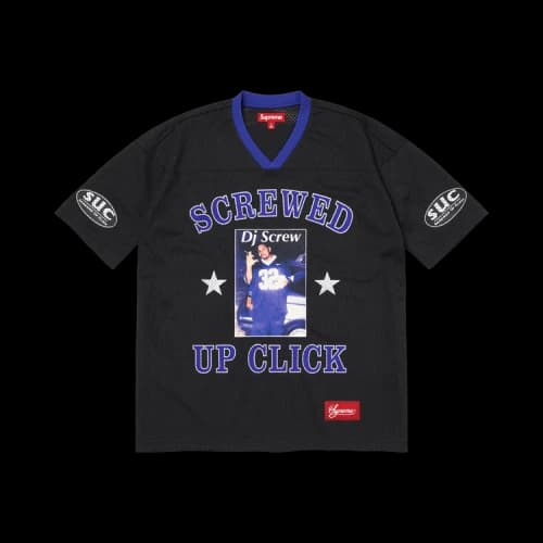Supreme x Dj Screw Jersey 'Black'