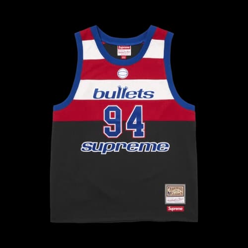 Supreme x Mitchell & Ness Teams Jersey 'Black'