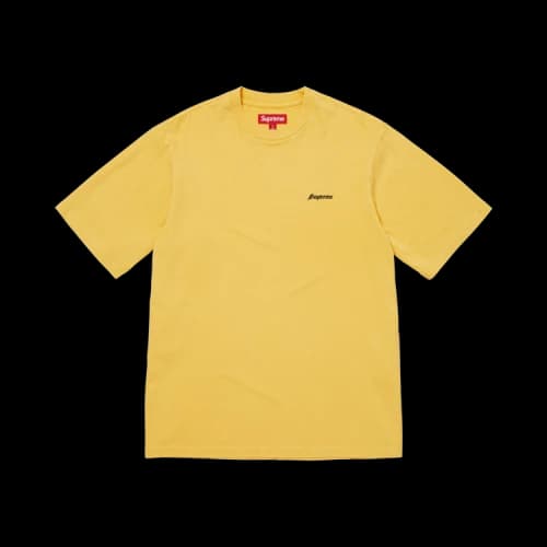Supreme Washed Short-Sleeve Top 'Yellow'