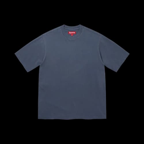 Supreme Rhinestone Script Short-Sleeve Top 'Navy'