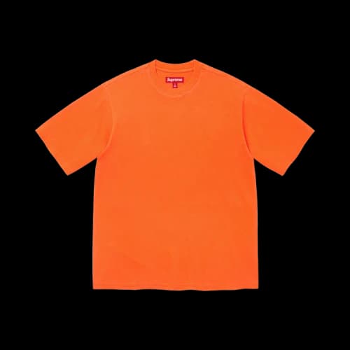 Supreme Rhinestone Script Short-Sleeve Top 'Orange'
